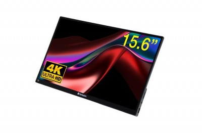 Hordozható monitor, érintőképernyő, 4K UHD felbontás, fém borítás, 15,6", VERBATIM "PMT-15-4K"